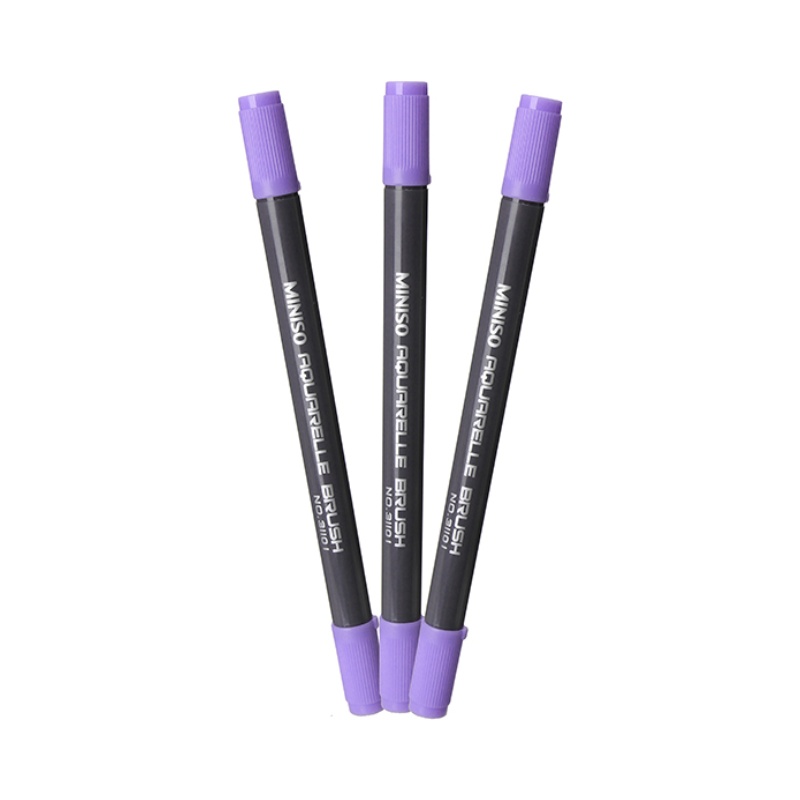 WATER SOLUBLE DOUBLE HEADED COLORED PEN BLUE