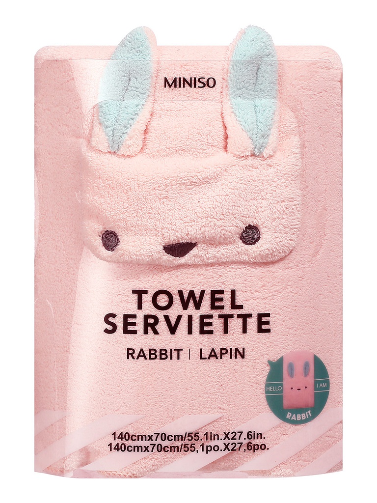 Bath Towel Rabbit
