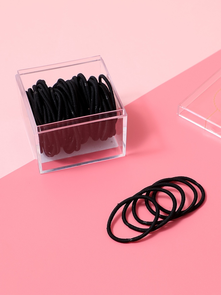 Black Small Hair Loop 80pcs