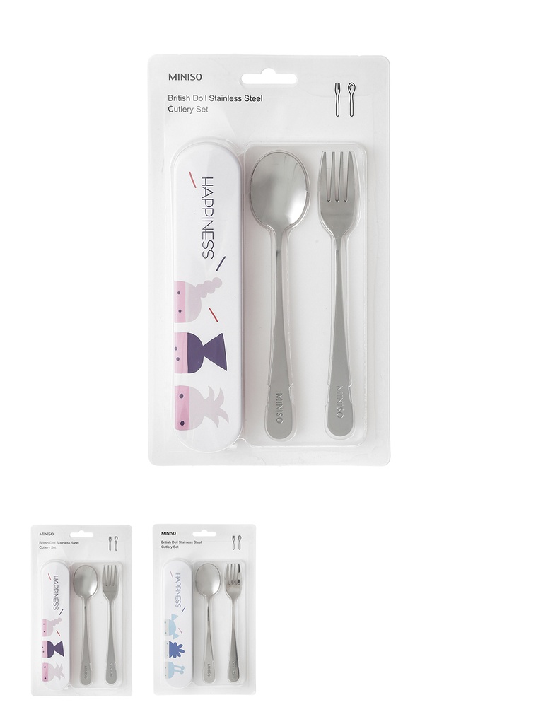 British Doll Stainless Steel Cutlery Set Spoon For