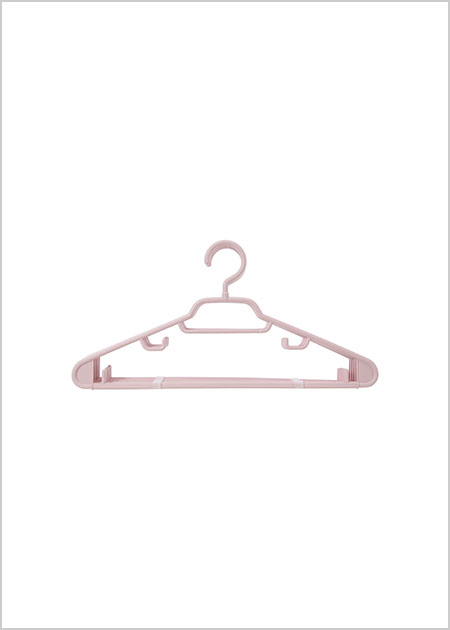 Cloth Hanger 5 Pack Pink