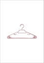 Cloth Hanger 5 Pack Pink