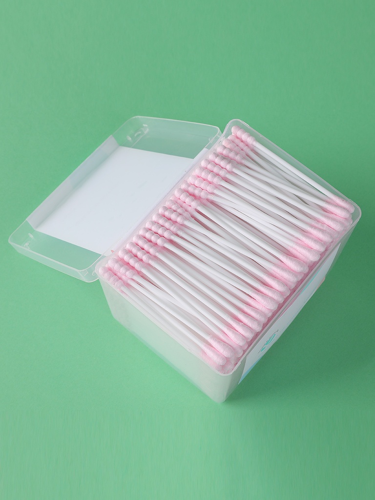 Colored Tip Cotton Swabs 420 Pcs