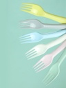 Colorful Eco friendly Cutlery Set 18 Pack Knife Fo