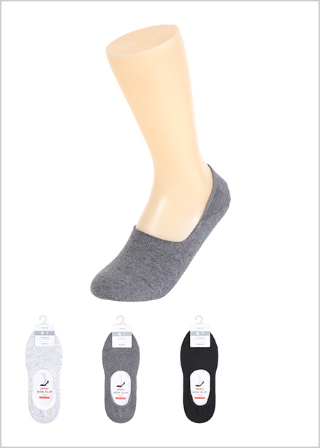 Women s Non slip Non show Socks Light Grey Dark Gr