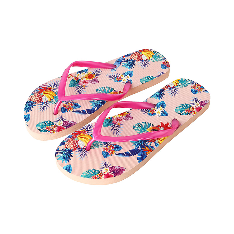 Tropical Rainforest Series Women s Flip Flops Pink