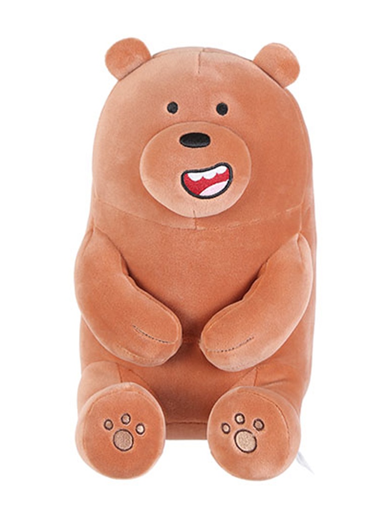 WBB-Lovely Sitting Plush Toy (Grizzly)