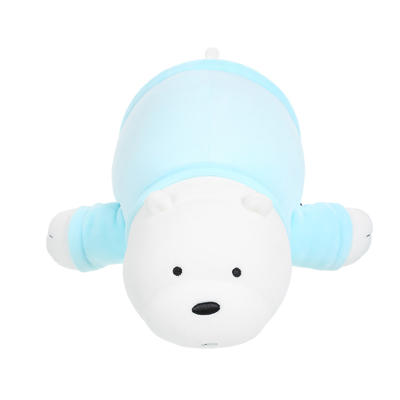 WBB -Lovely Lying Plush Toy(Ice Bear)