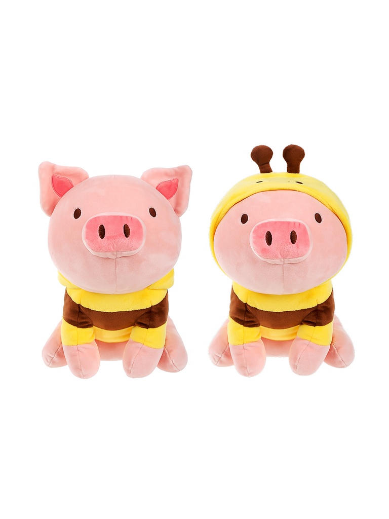 Piglet Plush Toy Bee Hoodie