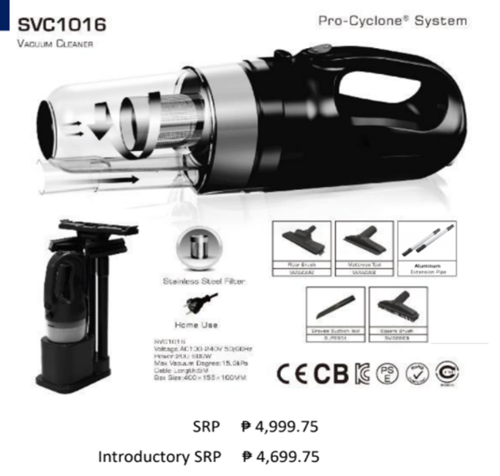 SVC1016 Vacuum Cleaner
