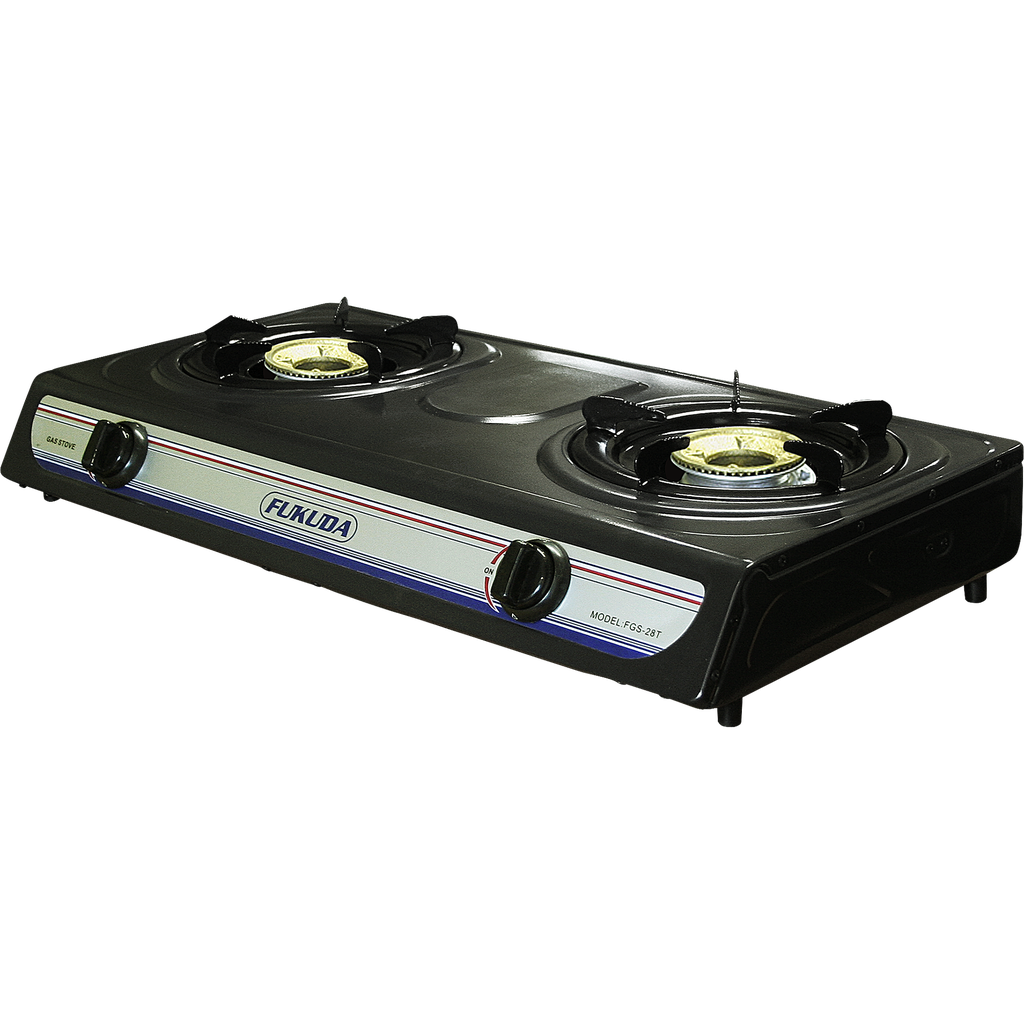 Fukuda Coated Double Burner Gas Stove