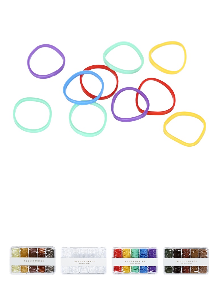 Disposable Rubber Band in Small Loop 150 Pcs