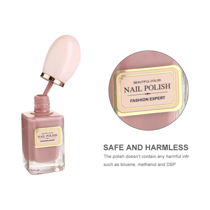 NAIL POLISH LIGHT BROWN