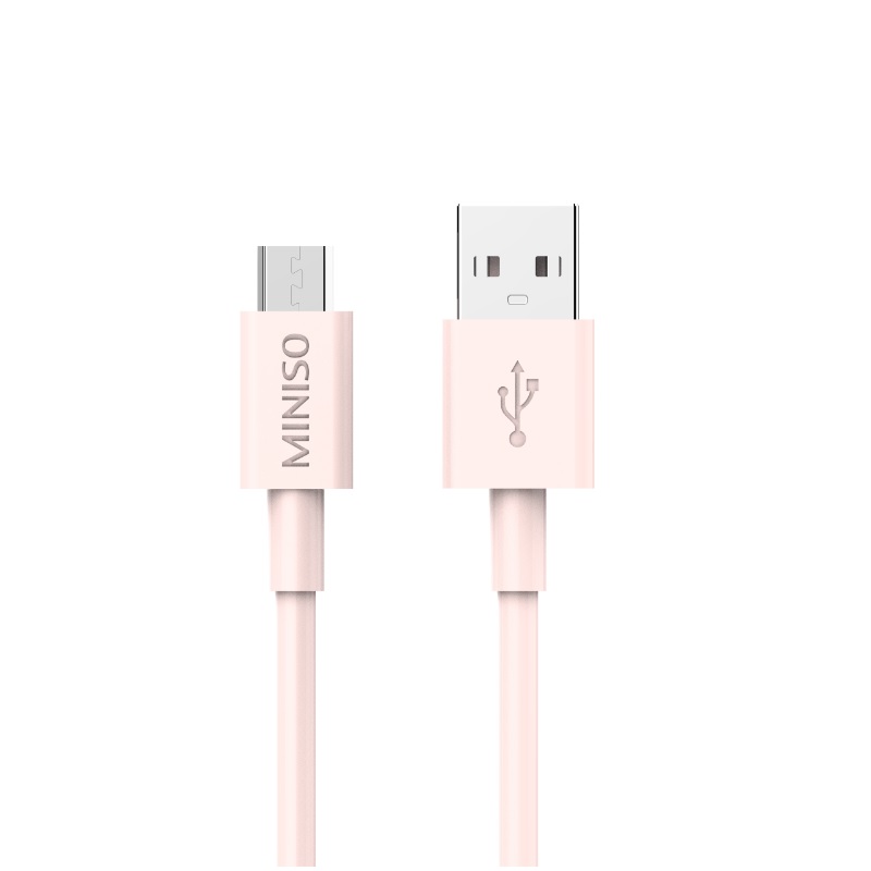 Micro Data Cable 1M PINK 2.4A TPE