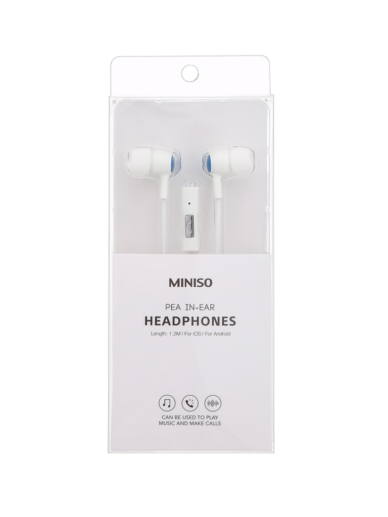 Pea In ear Headphones Model SE383 White Blue