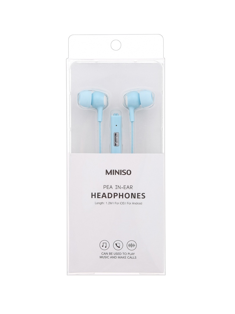 Pea In ear Headphones Model SE383 Blue White