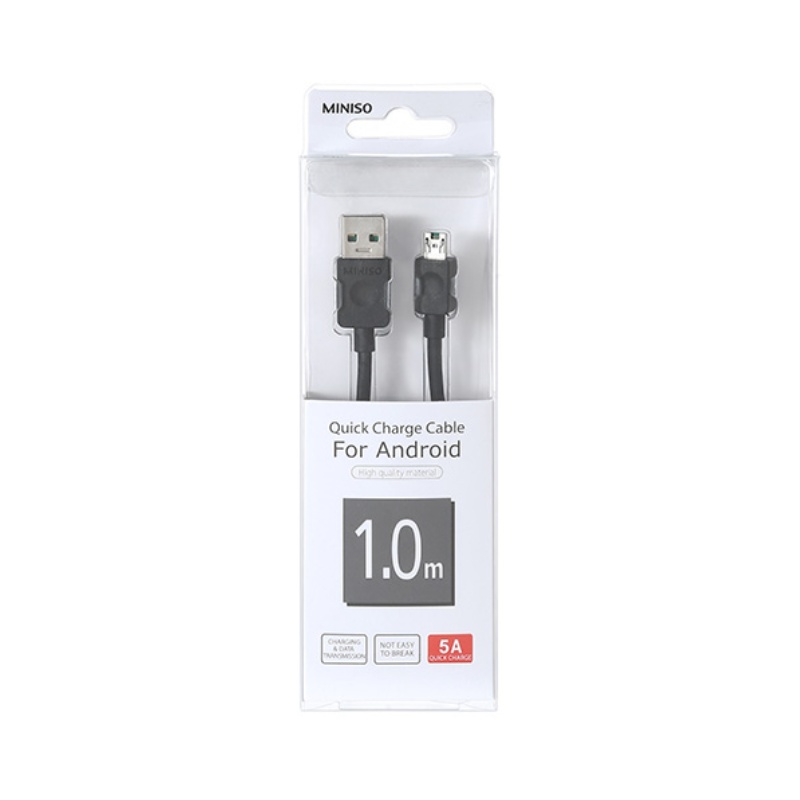 Quick Charge Cable for Android 5A (Black)