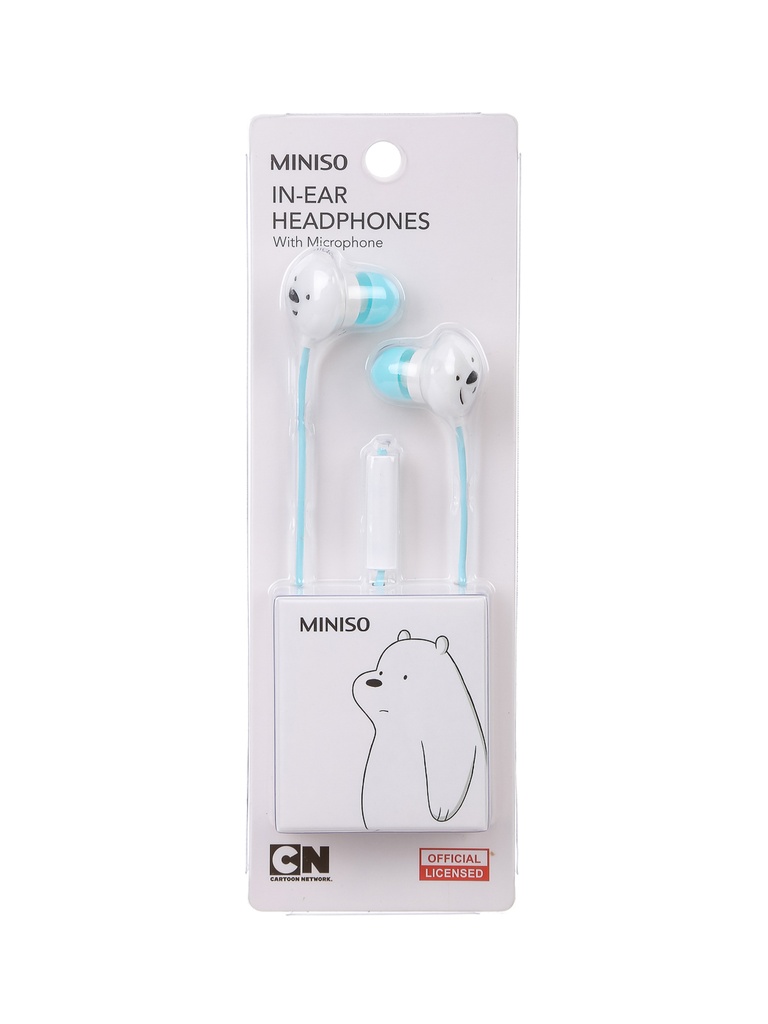 WBB-(Blue) In-Ear Headphones With Microphone