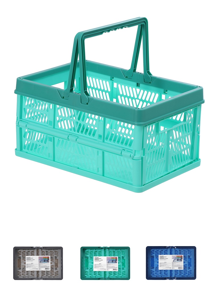 Foldable Storage Basket Dark Colors