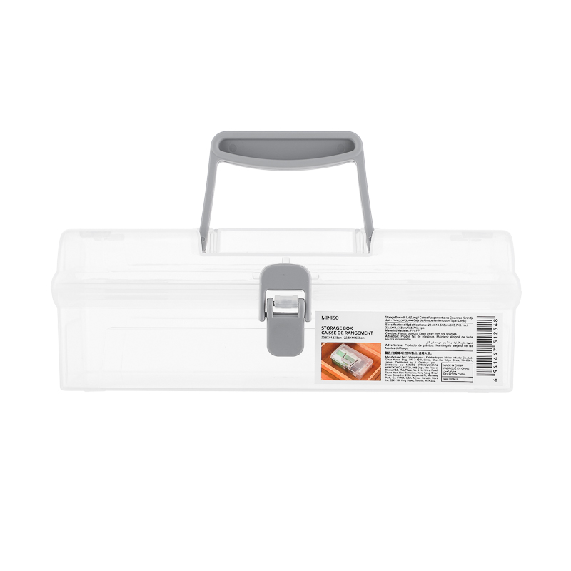 Storage Box with Lid Long