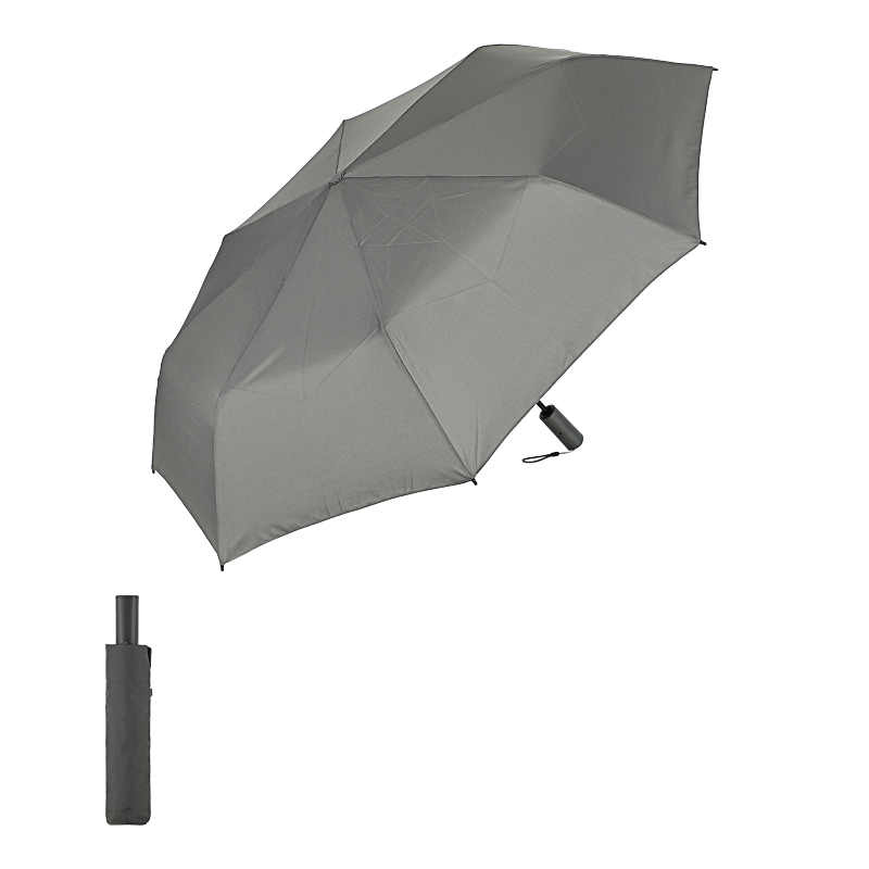 Classic Three fold Automatic Umbrella Gray