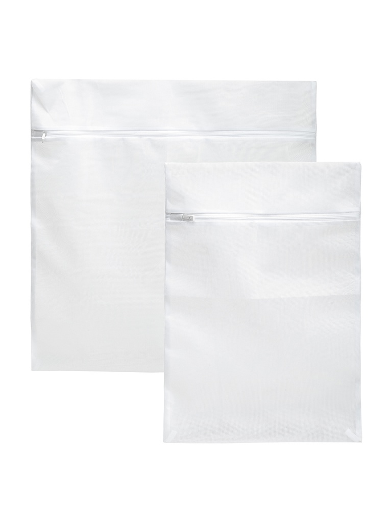 Rectangle Laundry Bag White 2 Pack