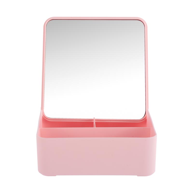 Mirror with Container Pink