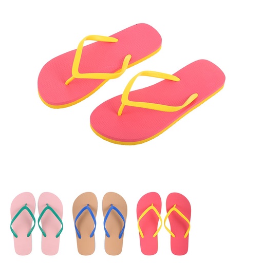 [Contrast Color Women s Flip flop 39 39 (Miniso)] Contrast Color Women s Flip flop 39 40
