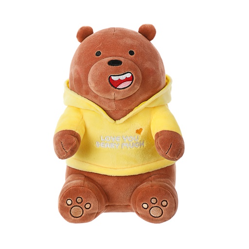 [WBB Plush Toy With Hoodie(Grizzly) (Moveforward)] WBB Plush Toy With Hoodie(Grizzly)