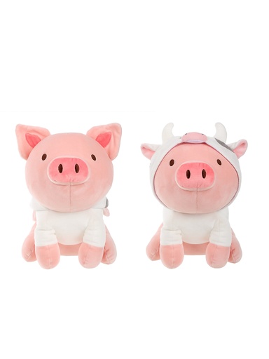 [Piglet Plush Toy Cow Hoodie (Moveforward)] Piglet Plush Toy Cow Hoodie