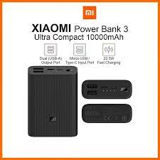 Xiaomi Mi 10000MAH Powerbank 3 Ultra Compact