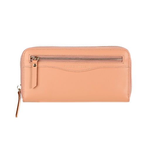 [Women s Long Zipper Wallet Pink (Moveforward)] Women s Long Zipper Wallet Pink