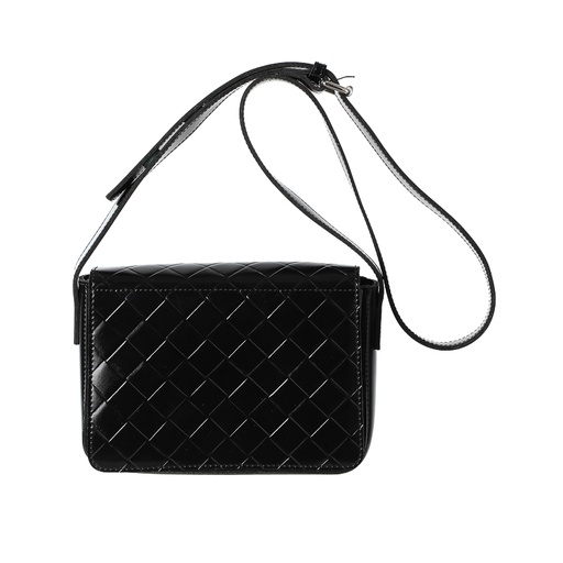 [Rhomboid Crossbody Bag Black (Moveforward)] Rhomboid Crossbody Bag Black