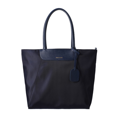 [Minimalist Large Shoulder Bag(Navy Blue) (Miniso)] Minimalist Large Shoulder Bag(Navy Blue)