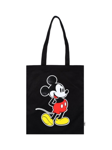 [MMC MICKEY Cartoon Shopping Bag (Black) (Miniso)] MMC MICKEY Cartoon Shopping Bag (Black)