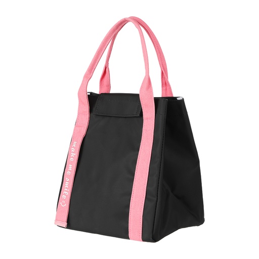 [Large Capacity Bento Bag Black (Miniso)] Large Capacity Bento Bag Black