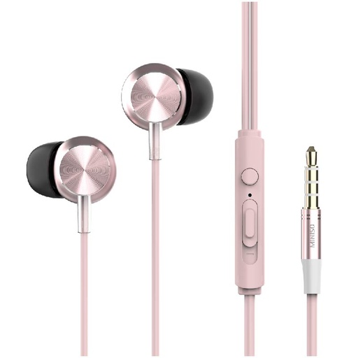 [CD PATTERN HI FI IN EAR PHONE PINK (Miniso)] CD PATTERN HI FI IN EAR PHONE PINK