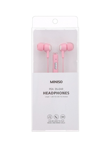 [Pea In ear Headphones Model SE383 Pink White (Moveforward)] Pea In ear Headphones Model SE383 Pink White