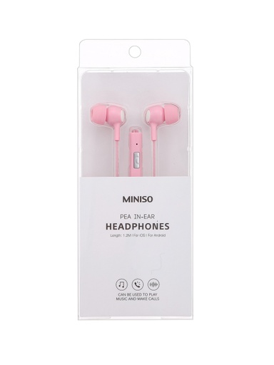 [Pea In ear Headphones Model SE383 Pink White (Moveforward)] Pea In ear Headphones Model SE383 Pink White