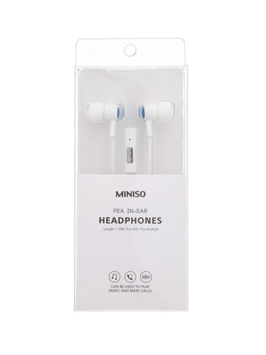 [Pea In ear Headphones Model SE383 White Blue (Moveforward)] Pea In ear Headphones Model SE383 White Blue