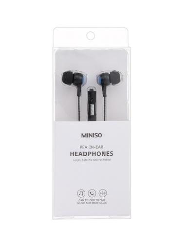 [Pea In ear Headphones Model SE383 Black Blue (Moveforward)] Pea In ear Headphones Model SE383 Black Blue
