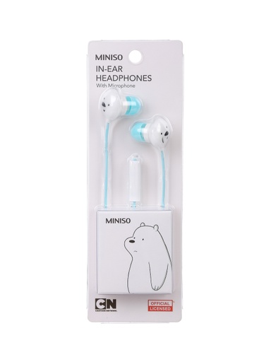 [WBB-(Blue) In-Ear Headphones With Microphone (Moveforward)] WBB-(Blue) In-Ear Headphones With Microphone