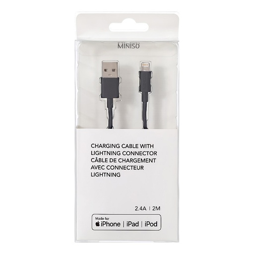 [Charging Cable with Lightning Connector (Miniso)] Charging Cable with Lightning Connector