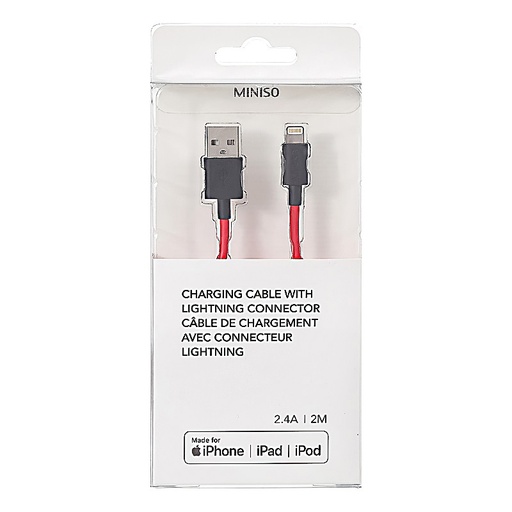 [Charging Cable with Lightning Connector (Miniso)] Charging Cable with Lightning Connector