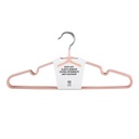 Simple Anti slip Cloth Hanger 10 Counts pink