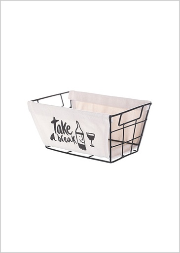 [Iron Storage Basket S (Miniso)] Iron Storage Basket S