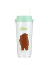 WBB Grizzly 550ml Double-Layer Straw Bottle