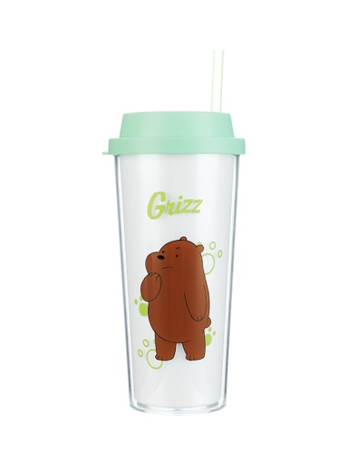 [WBB Grizzly 550ml Double-Layer Straw Bottle (Moveforward)] WBB Grizzly 550ml Double-Layer Straw Bottle