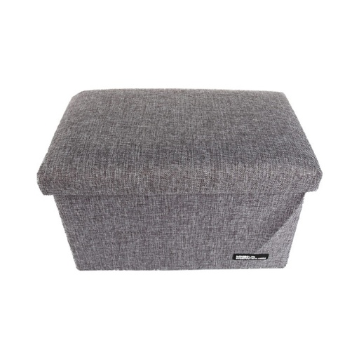 [FOLDABLE STORAGE STOOL GRAY (Miniso)] FOLDABLE STORAGE STOOL GRAY