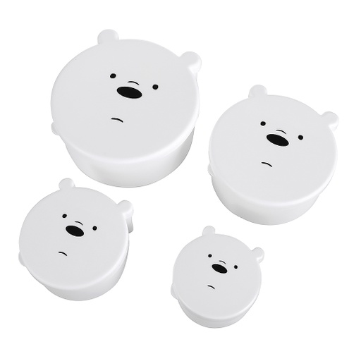 [WBB-Food Container Set Ice Bear (Moveforward)] WBB-Food Container Set Ice Bear
